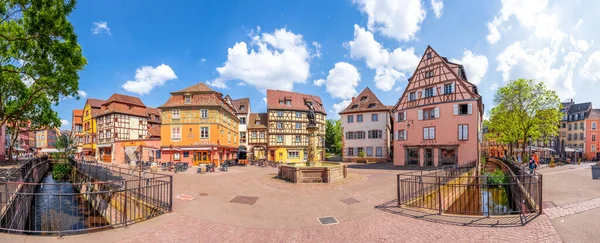 Market Place Colmar Alsace France — стоковое фото