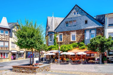 Marktplatz, Treis Karden, Mosel, Rheinland Pfalz, Deutschland 