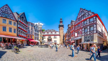 Market in Cochem, Moselle, Germany 
