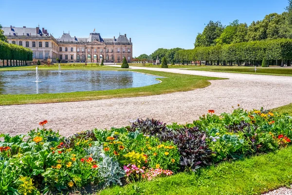 Park Castle Luneville Grand Est France — Stok fotoğraf