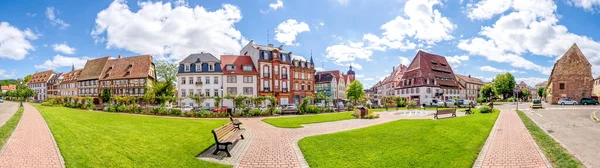 Park Wissembourg Alsace France – stockfoto