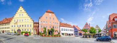Market place of Feuchtwangen, Bavaria, Germany 