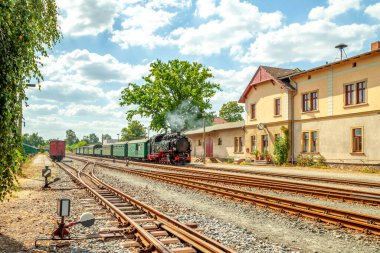 Loessnitzgrundbahn at Radebeul, Saxony, Germany 