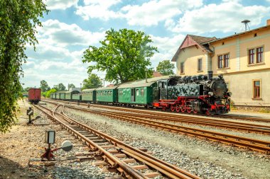 Loessnitzgrundbahn at Radebeul, Saxony, Germany 