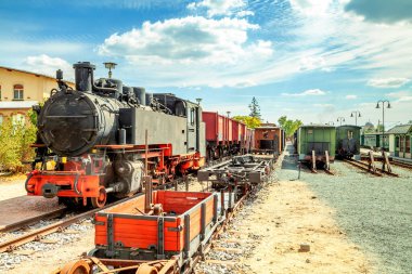 Loessnitzgrundbahn at Radebeul, Saxony, Germany 