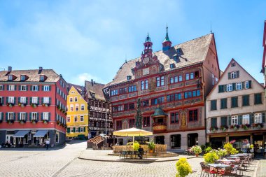 Belediye Binası, Tuebingen, Baden Wuerttemberg, Almanya 