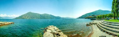 Lakeside, Cannobio, Lake Maggiore, Italy 