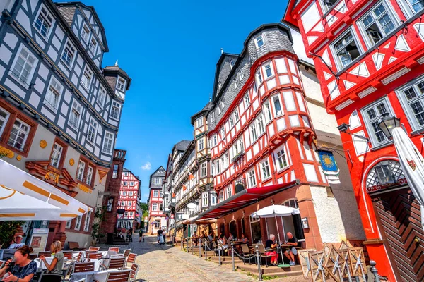 Market Marburg Der Lahn Hessen Almanya — Stok fotoğraf