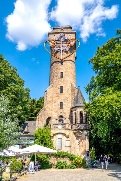 Kaiser Wilhelm Tower Marburg Der Lahn Hessen Γερμανία — Φωτογραφία Αρχείου