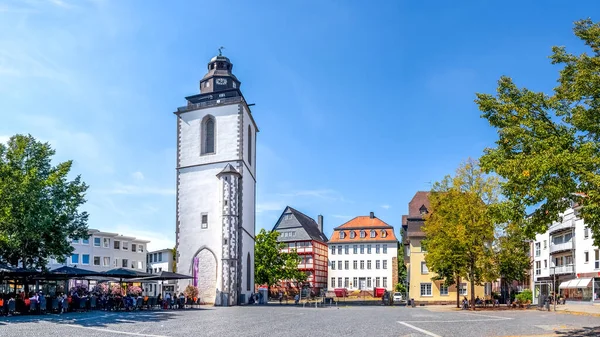 Church Square Giessen Hessen Németország — Stock Fotó
