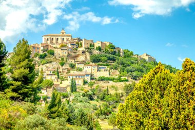 Gordes, Provence, Güney Fransa 