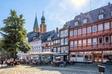 Tarihi şehir, Goslar, Niedersachsen, Deutschland 