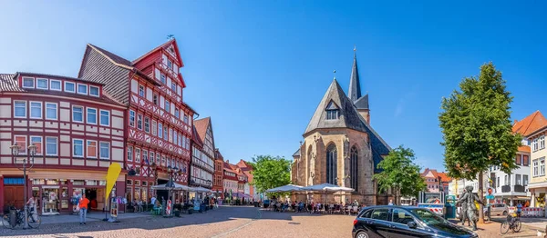 Kilise Tarih Şehri Duderstadt Almanya — Stok fotoğraf