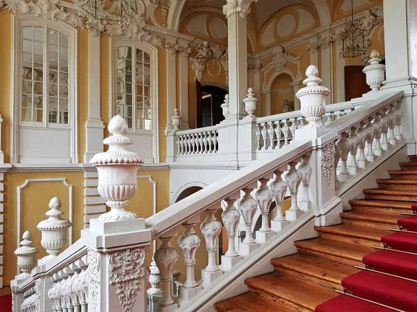 Die Zimmer Und Das Luxuriöse Interieur Rundale Palace Lettland Mai — Stockfoto