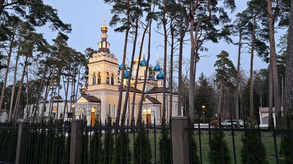 Église Orthodoxe Dans Station Balnéaire Lettone Jurmala Janvier 2022 — Photo