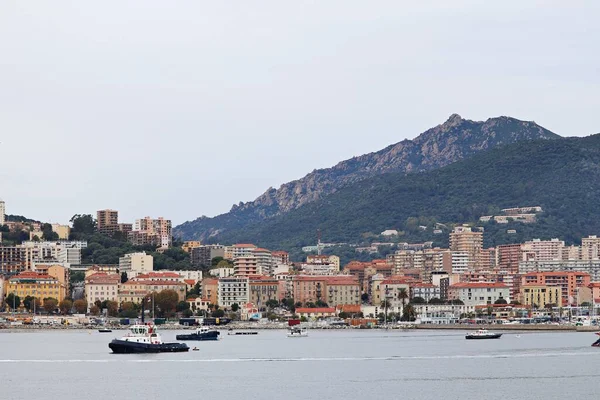 Denizden Gelen Turist Kasabası Ajaccio Korsika Fransa Eylül 2019 — Stok fotoğraf