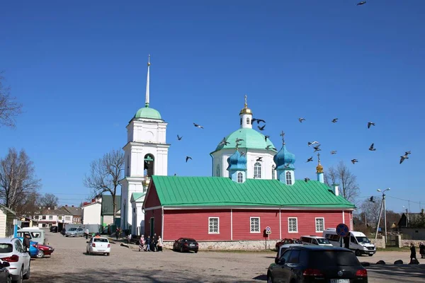 Church Varvara Russian City Pechora Sunny Spring Day April 2019 — стоковое фото