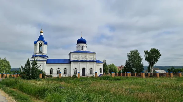 Kazan Church Outskirts Russian Village Nizhnee Kazache Summer 2022 — стоковое фото