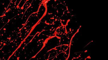 Makro fotoğrafçılıkta turuncu boya damlaları