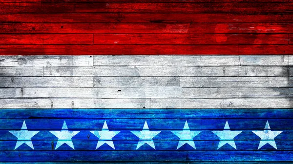 미국 그린 플래그. 애국 용지에. 아메리카 합중국의 국기 — 스톡 사진