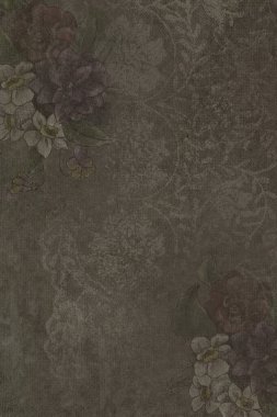 Çiçek tarzında işlem sonrası için arkaplan dokusu