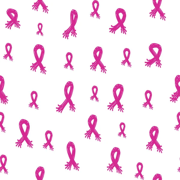 Розовая Лента Борется Раком Груди — стоковое фото