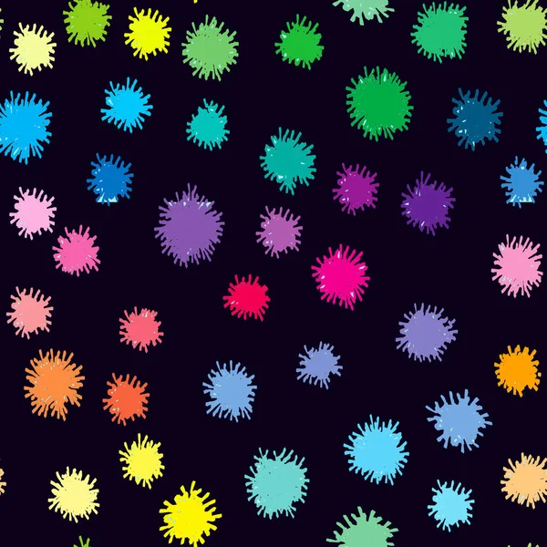 Patrón Sin Costuras Puntos Multicolores Círculos —  Fotos de Stock