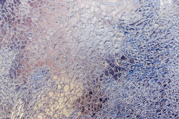 Eisbeschaffenheit Speck Alle Schattierungen Von Blauen Und Kalten Farben — Stockfoto