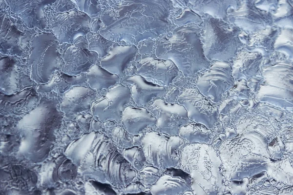 Ledová Textura Pozadí Všechny Odstíny Modré Studené Barvy — Stock fotografie