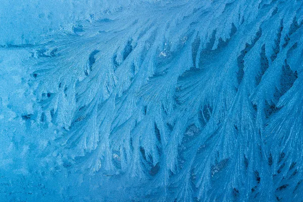 Ledová Textura Pozadí Všechny Odstíny Modré Studené Barvy — Stock fotografie