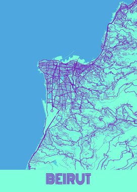 Beyrut - Lübnan Galaksisi Şehir Haritası dünyanın en ünlü şehirlerinin güzel bir kopyası. Bu fiyata böyle bir baskı bulamazsın..