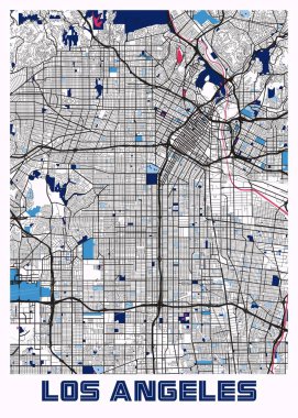 Los Angeles - Birleşik Devletler MilkTea City Haritası dünyanın en ünlü şehirlerinin güzel baskılarıdır. Bu fiyata böyle bir baskı bulamazsın..