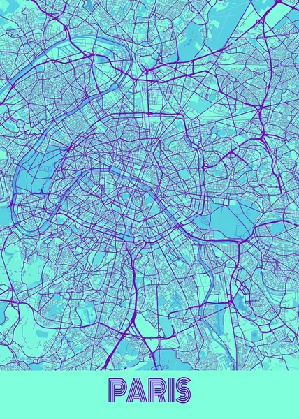 Παρίσι Γαλλία Galaxy City Map Είναι Μια Όμορφη Έκδοση Των — Φωτογραφία Αρχείου
