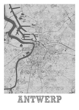 Antwerp - Belçika Kalem Şehri Haritası dünyanın en ünlü şehirlerinin güzel baskılarıdır. Bu fiyata böyle bir baskı bulamazsın..
