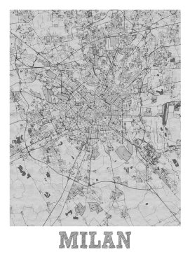 Milan - İtalya Kalem Kenti Haritası dünyanın en ünlü şehirlerinin güzel baskılarıdır. Bu fiyata böyle bir baskı bulamazsın..