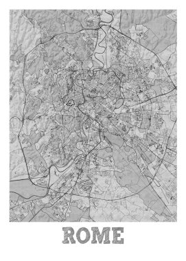 Roma - İtalya Kalem Kenti Haritası dünyanın en ünlü şehirlerinin güzel baskılarıdır. Bu fiyata böyle bir baskı bulamazsın..