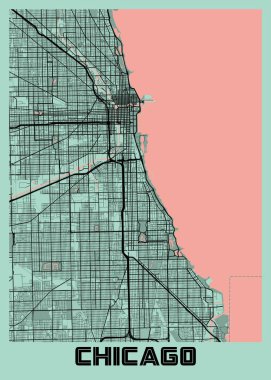 Chicago - Amerika Birleşik Devletleri Peony City Haritası dünyanın en ünlü şehirlerinin güzel baskılarıdır. Bu fiyata böyle bir baskı bulamazsın..