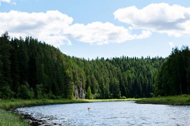 Chusovaya nehrinin güzel doğası
