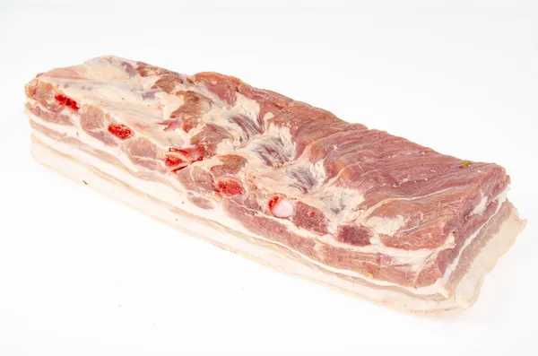 Кусок Сырой Свинины Свежее Мясо Приготовления Пищи Студия Фото — стоковое фото
