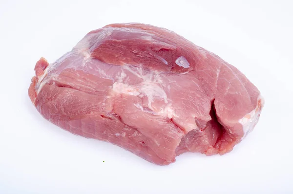 Piece Raw Fresh Pork Meat Photo — Stock Photo, Image
