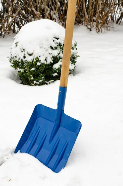 Snow Shovel Yard Studio Photo — Stock Photo, Image