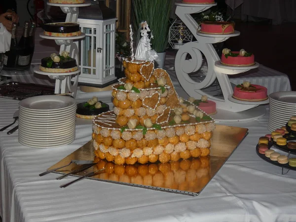 Presentation Wedding Cake — Stock Photo, Image