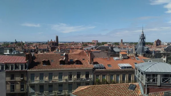 Вид Крыши Города — стоковое фото