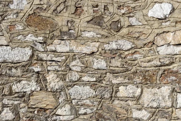 Υφή Μοτίβο Φόντο Παλιό Γκρίζο Τοίχο Από Φυσική Πέτρα — Φωτογραφία Αρχείου