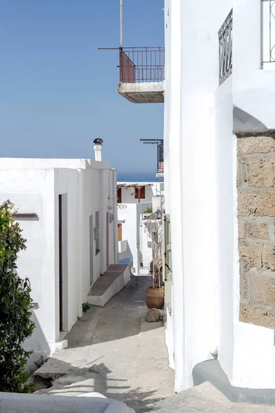 Narrow Streets Resort Town Chora Northern Sporades Skyros Island Greece — Stockfoto