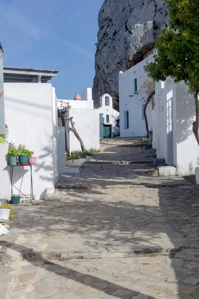 Narrow Streets Historical Town Chora Northern Sporades Skyros Island Greece — Stock Photo, Image