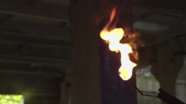 Harabelerdeki ateş salınımının görüntüsü