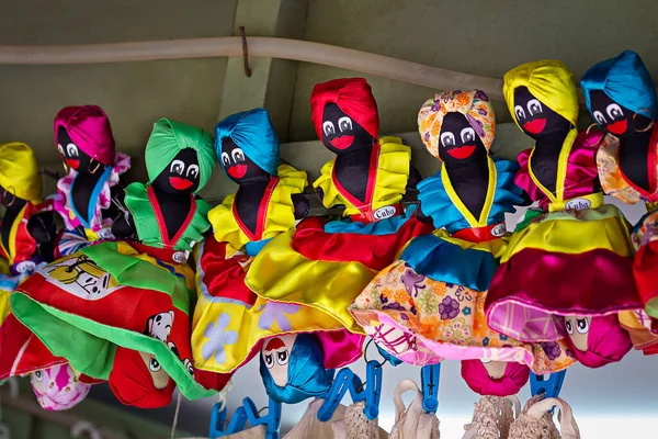 Κουβανέζικες Κούκλες Δημοφιλές Χειροποίητο Σουβενίρ Στην Κούβα — Φωτογραφία Αρχείου