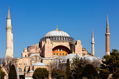 İstanbul 'daki Ayasofya Katedrali ya da Ayasofya Camii. Türkiye