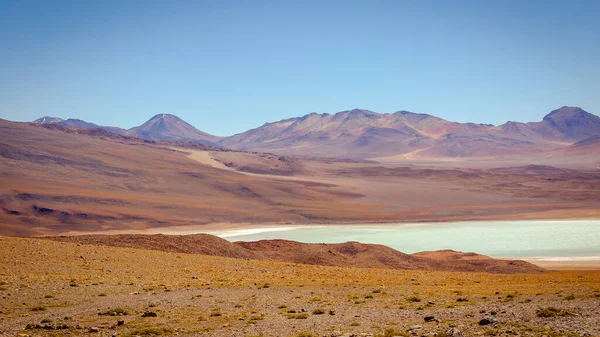 Picturesque Landscape Mountain Range Bolivian Altiplano Eduardo Avaroa National Reserve — стокове фото